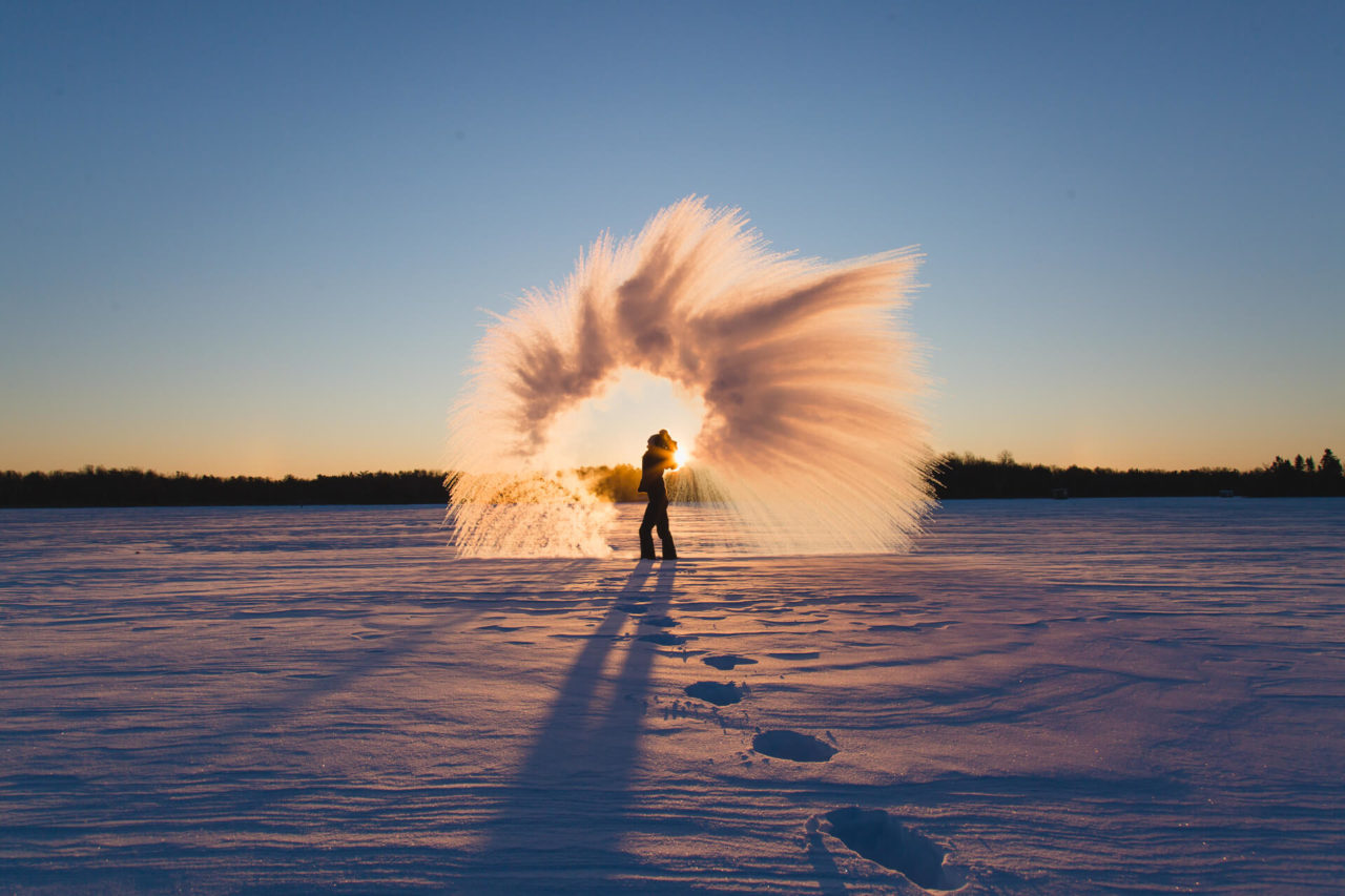 How to Turn Boiling Water into Snow