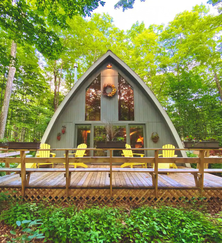 wisconsin log cabin airbnb